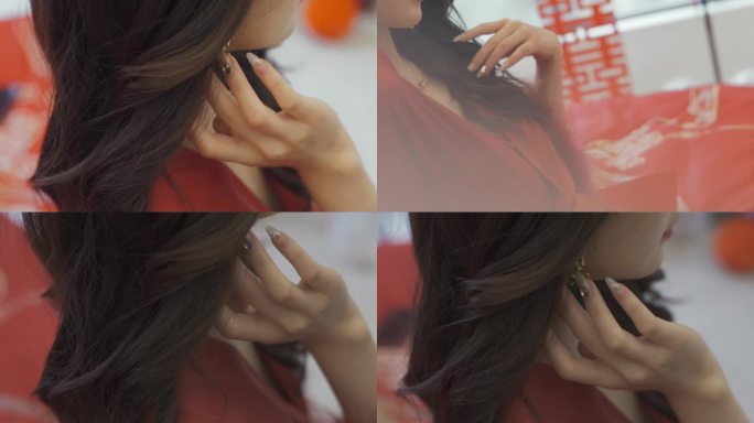 女人优雅手指指甲