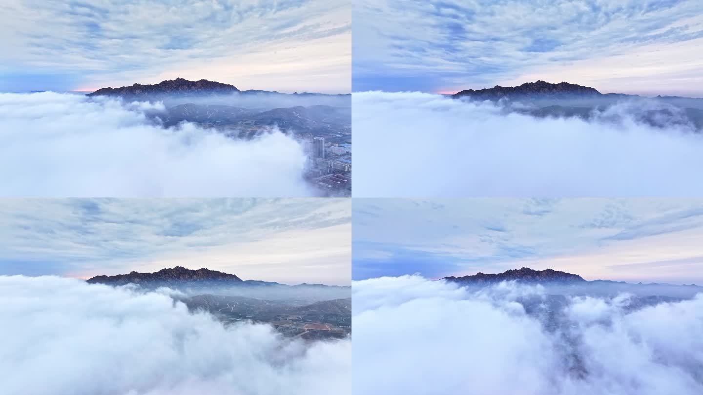 云雾下的山脉