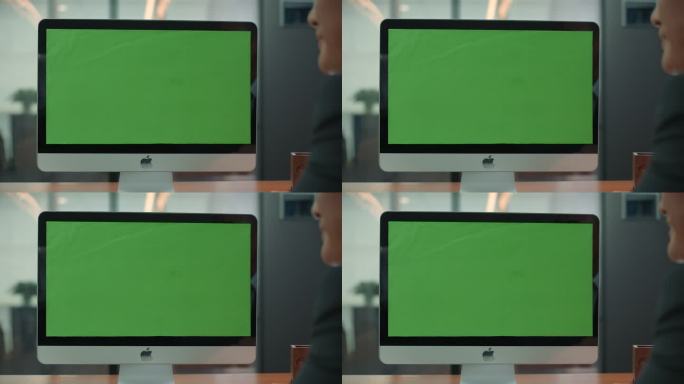 科技数码苹果电脑绿幕抠图