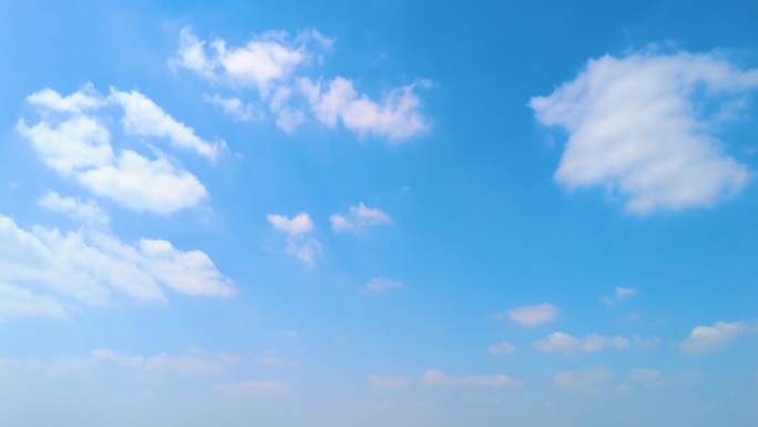 城市蓝天白云风景延时摄影视频素材96
