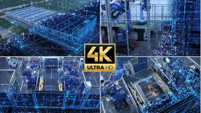 C4D 科技园区 智能生产线 自动化生产