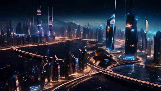 未来科技城市概念