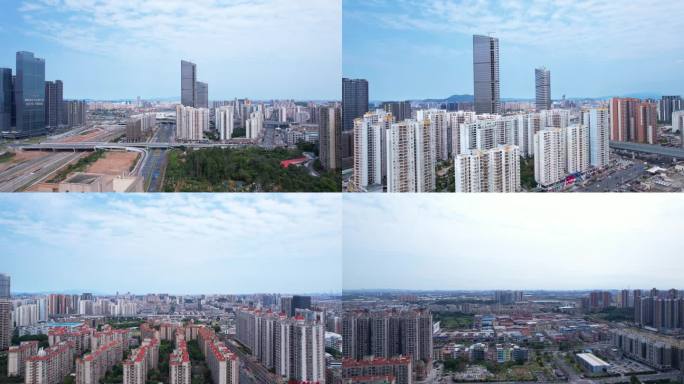 广州增城新塘城市景观航拍