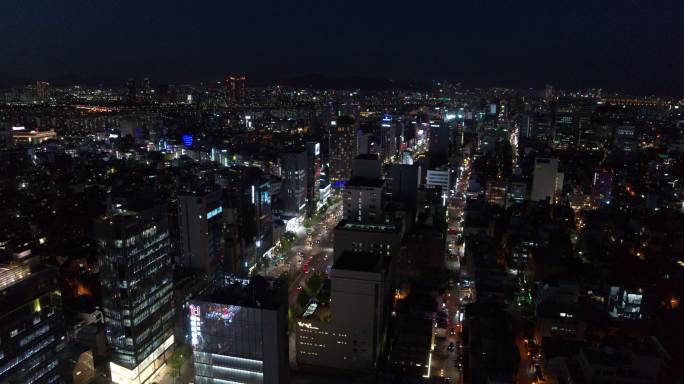 釜山 夜景 航拍 城市大全