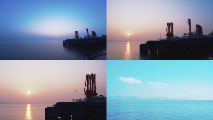 【原创】海岸线晨镜 油码头