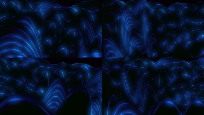 蓝色抽象漩涡