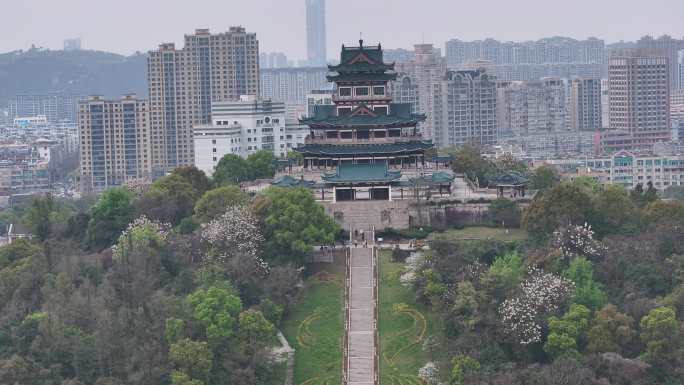 台州温岭东辉阁航拍