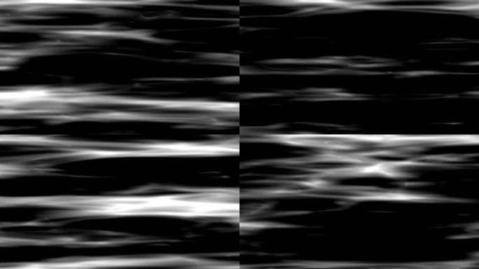 黑白光影流体流动-循环