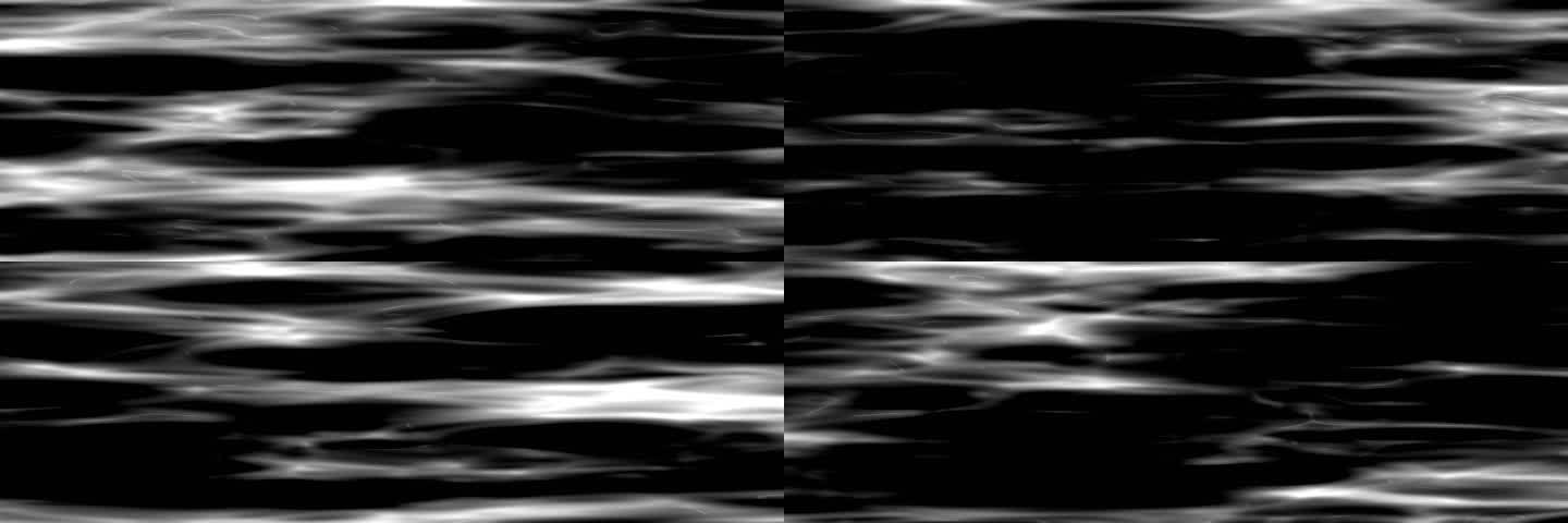 黑白光影流体流动-循环