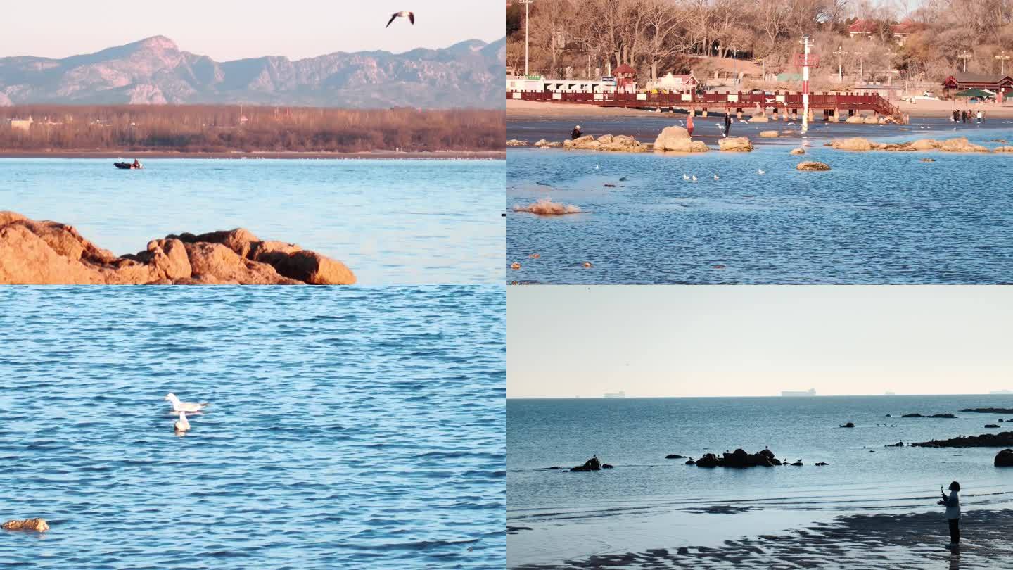 秦皇岛北戴河：早春海景