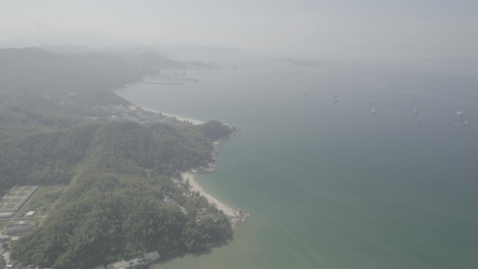 深圳海岸线航拍大景