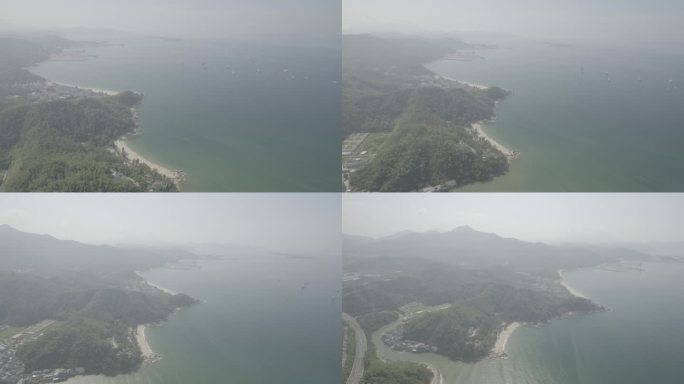 深圳海岸线航拍大景