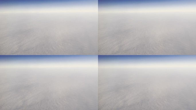 飞机上航拍云层云海高视角