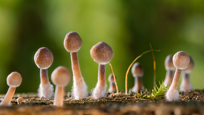 森林野生菌类蘑菇合集
