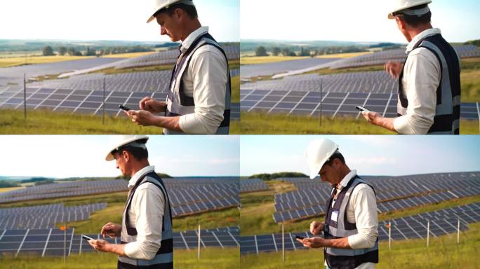 SLO MO开拓进步:工程师从事智能手机技术在广阔的农村太阳能发电厂