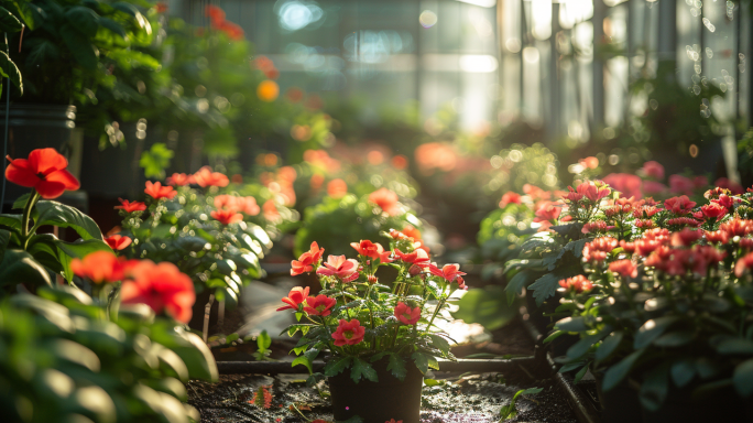 零碳智慧农业生态花卉零碳种植基地