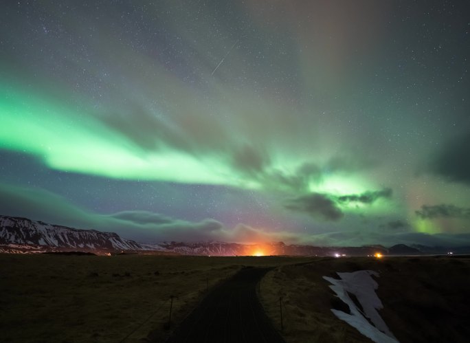 冰岛极光