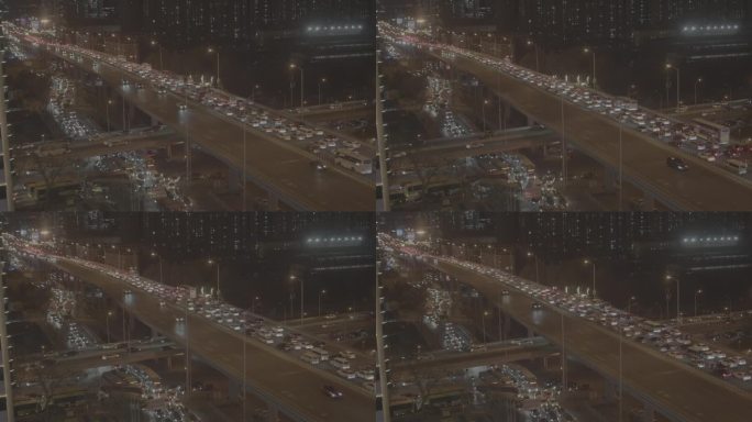 北京国贸CBD夜景 北京城市夜景 国贸桥