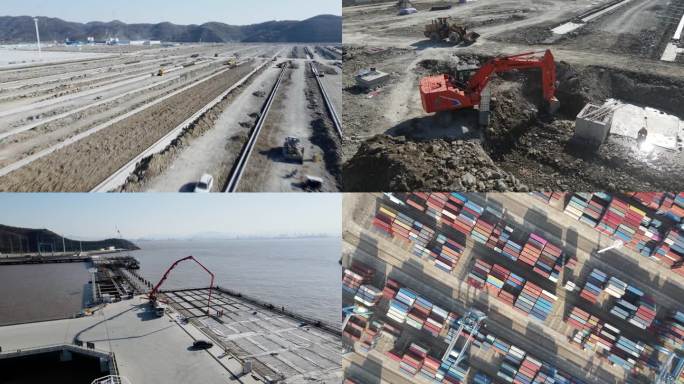 【原创】建设 码头建设 港口 工地