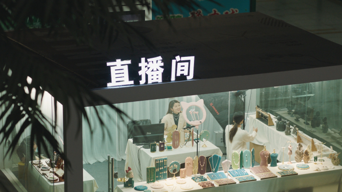 4K 网红直播 直播间 购物  直播卖货