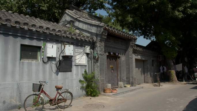 北京胡同 四合院 生活状态 北京空镜4K