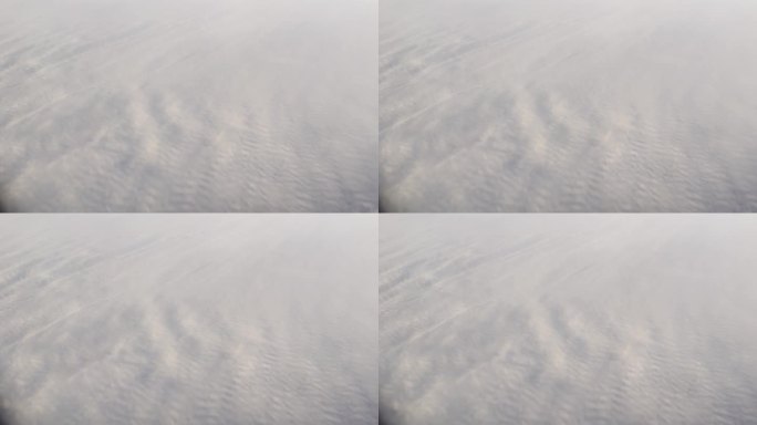 飞机上还拍的天空云景高视角