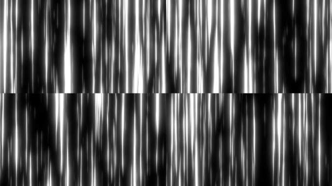 抽象的黑白梯度竖线运动背景设计为横幅，广告。黑白垂直线条的明亮技术背景
