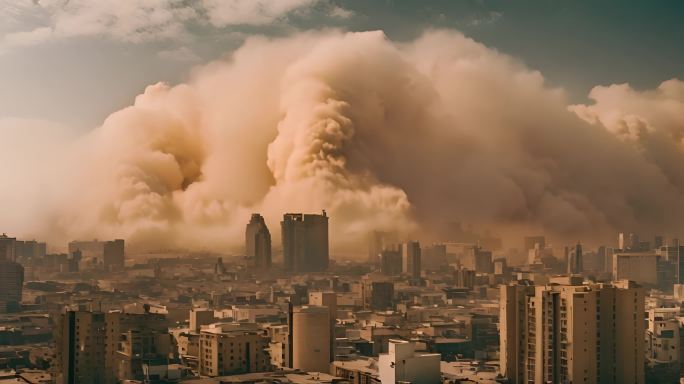 沙尘 风暴 环境保护 自然灾害 城市污染