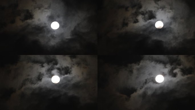 8-日月云天延时-月亮