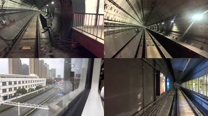 「有版权」地铁隧道实拍合集4K