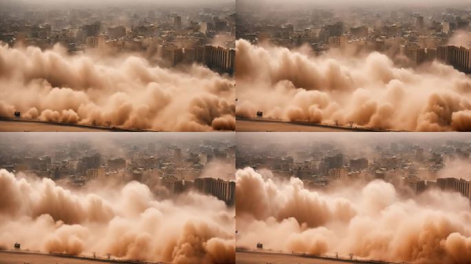 沙尘 风暴 环境保护 自然灾害 城市污染