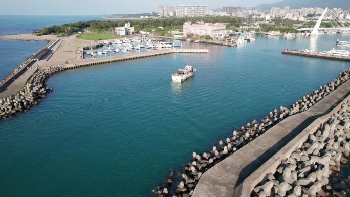 台湾淡水渔人码头台北旅游观光著名景点