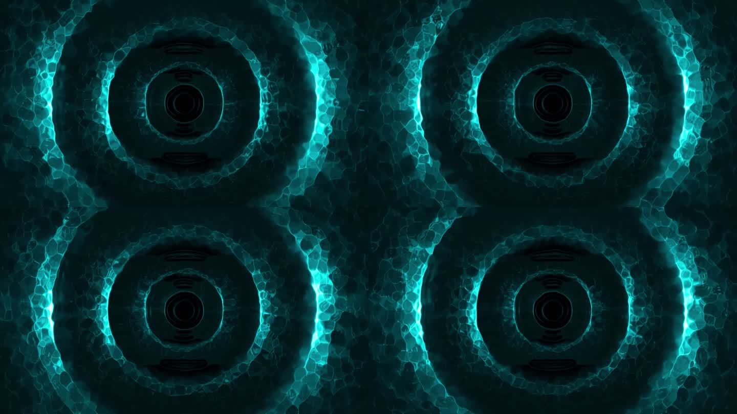 抽象流体圆环隧道
