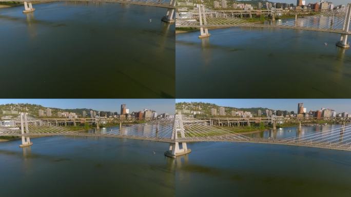 桥接远景-一个宁静的飞行在提利库姆-人工智能生成的数字艺术