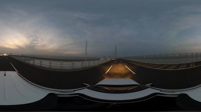 青岛胶州湾跨海大桥全景VR视频