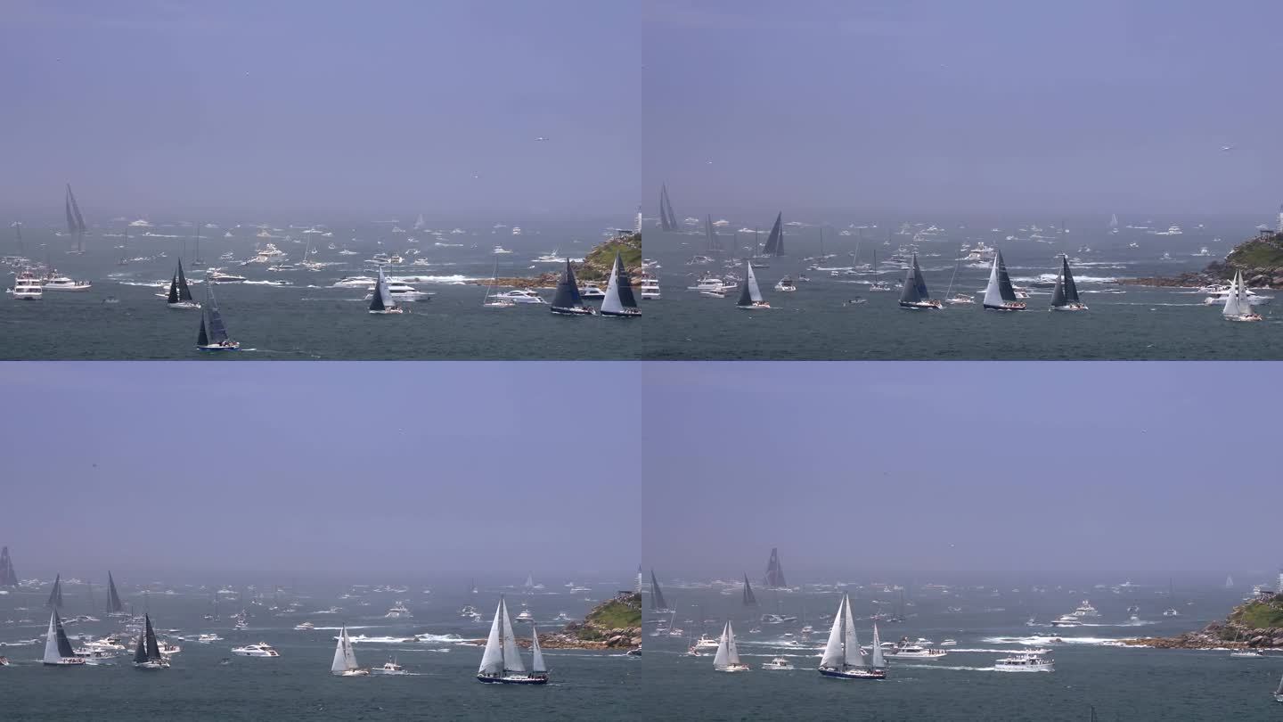悉尼港帆船比赛灯塔