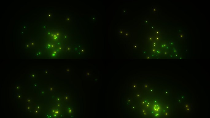 萤火虫粒子 4K高清视频