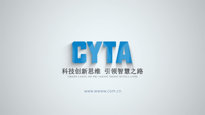 线条描边LOGO片头-CYTA