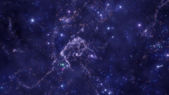 原创4K60F科技宇宙星空星云背景视频