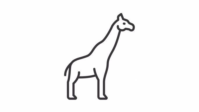 长颈鹿动画图标