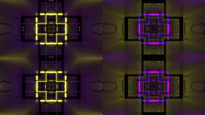 数字隧道背景时空穿梭光影效果虚拟现实