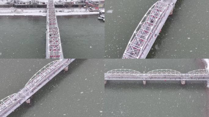 雪浴中山桥