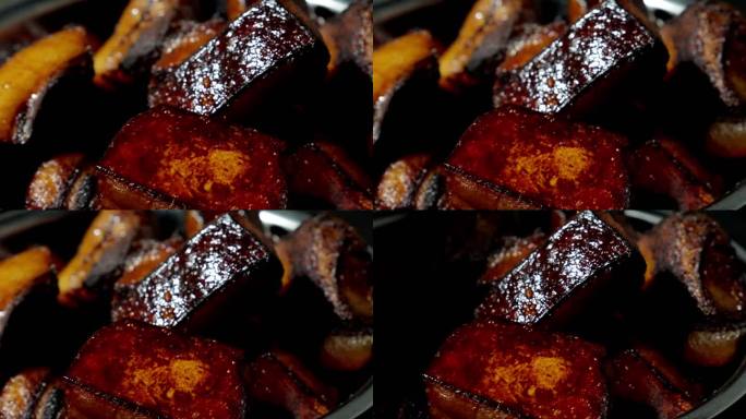 蜂蜜猪肉掫肉加工