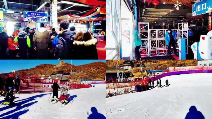 奥悦碾子山滑雪场体验滑雪