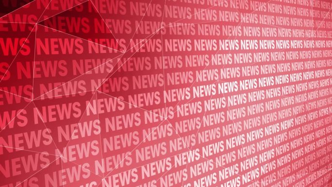 新闻标题题词背景抽象背景采用红色信息和抽象背景的新闻布局，突发新闻，新闻标题与国际新闻和电视台元素