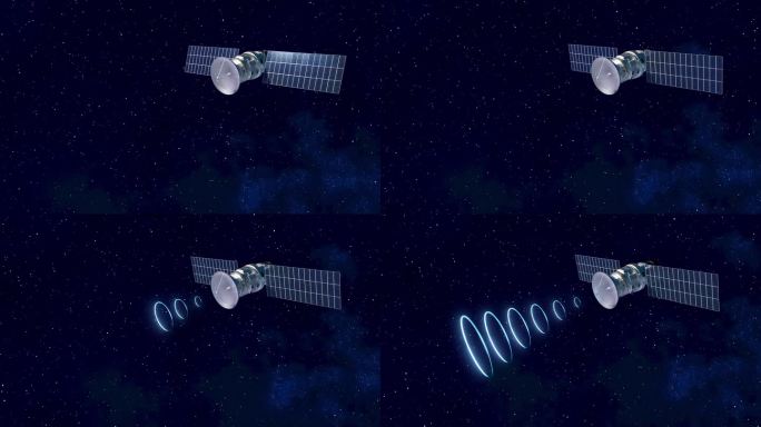 科技星空北斗卫星通讯通话通信号发射