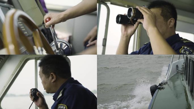 2K中国海事海警江上江面巡逻望远镜