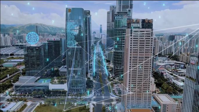科技智慧互联网数字城市AE模板