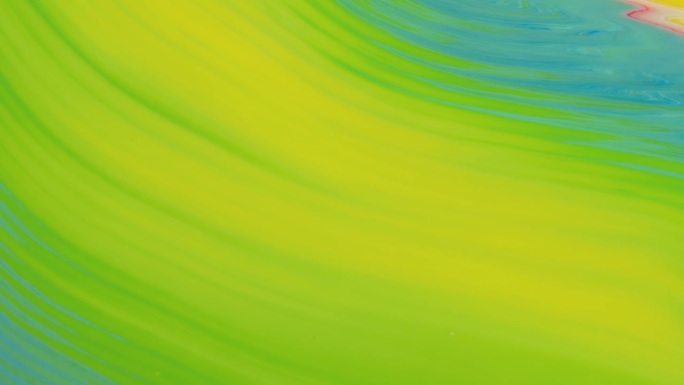 可移动的黄蓝色背景，带有装饰性图案。流动的绘画艺术带着一丝绿色。