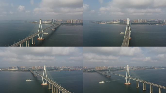4k航拍湛江跨海大桥